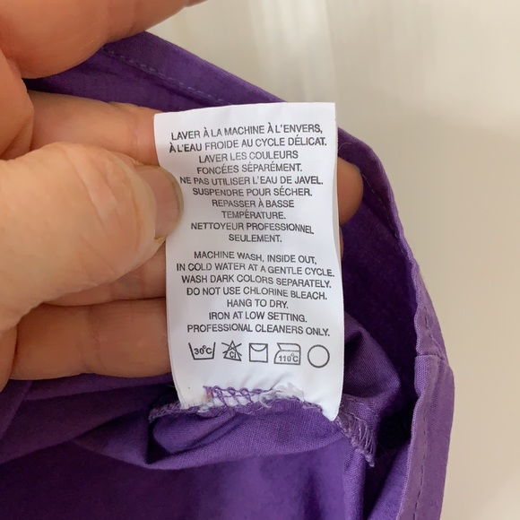 🌷3 for$25🌷Smart Set, US S, Purple Pleated Shirred Cap Sleeve Sweetheart Top - Picture 9 of 9